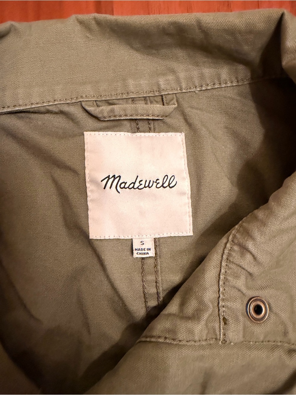 Madewell Olive Green Utility Field Jacket Size S